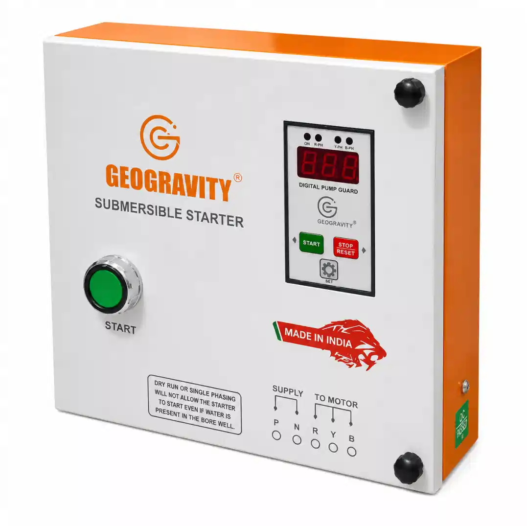 Digital Submersible Starter Digital Submersible Starter 1 HP with Dry Run & Timer - Image 1