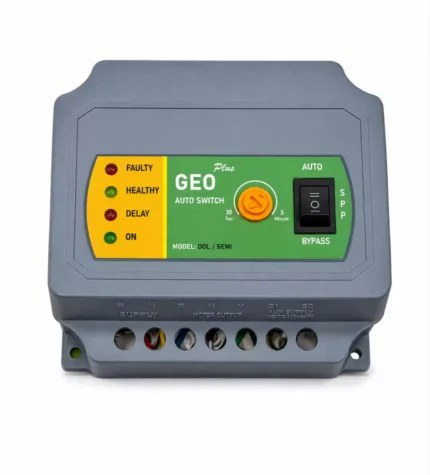 Geo Make semi auto switch with timer for Star Delta starter